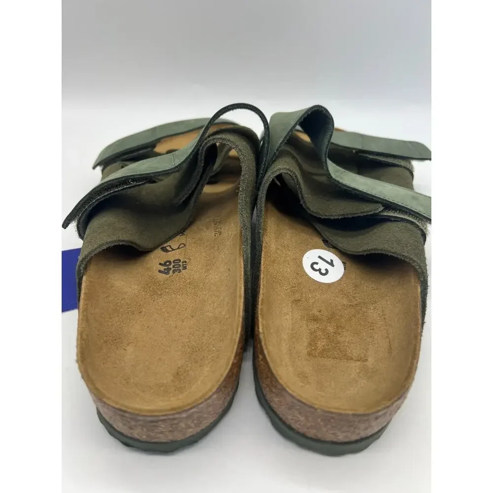 Birkenstock Uji Nubuck-Suede Leather Thyme Sandal Men’s Size 13 New